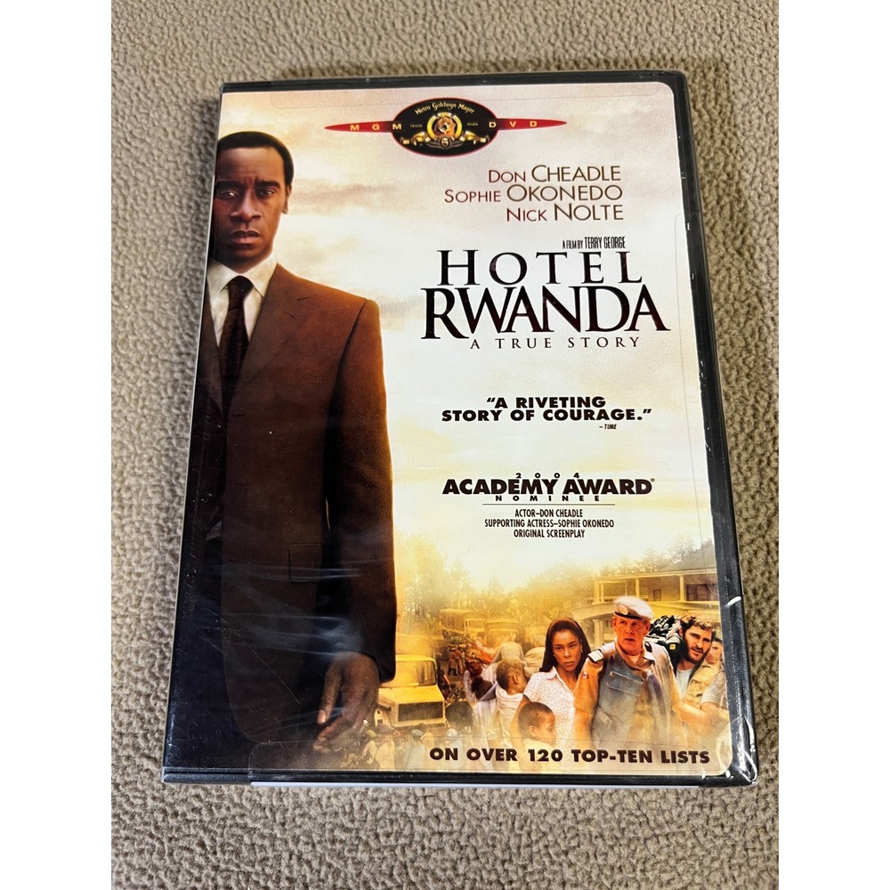 Hotel Rwanda DVD 2005 Don Cheadle Sophie Okonedo MGM Widescreen New Sealed